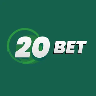 20Bet crypto bookmaker logo with sportsbook and casino bonus