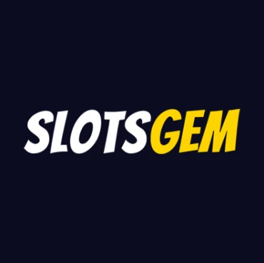 SlotsGem Casino logo – 360% welcome deposit package with free spins
